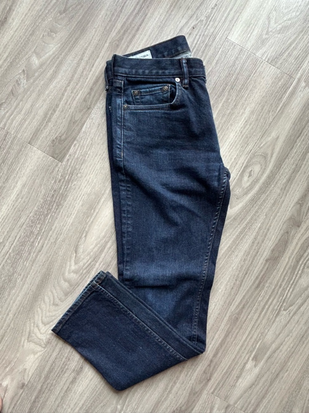 Banana Republic | Dark Indigo Slim Jeans with Orange Topstitching (30x30)